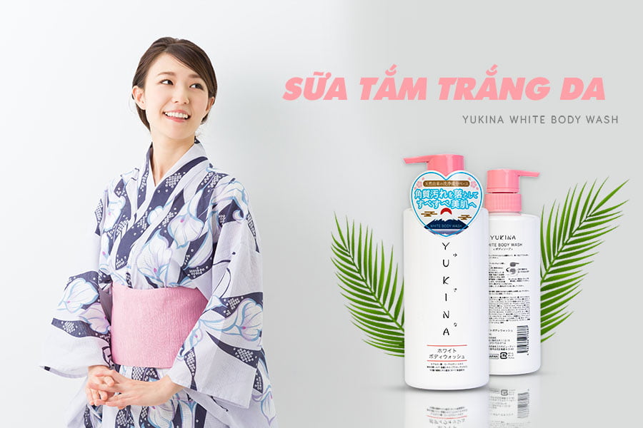 Sữa Tắm Trắng Da YUKINA Nhật Bản